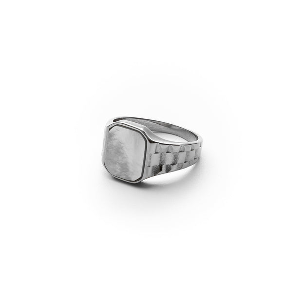 Anel Masculino Monarca (Branco)