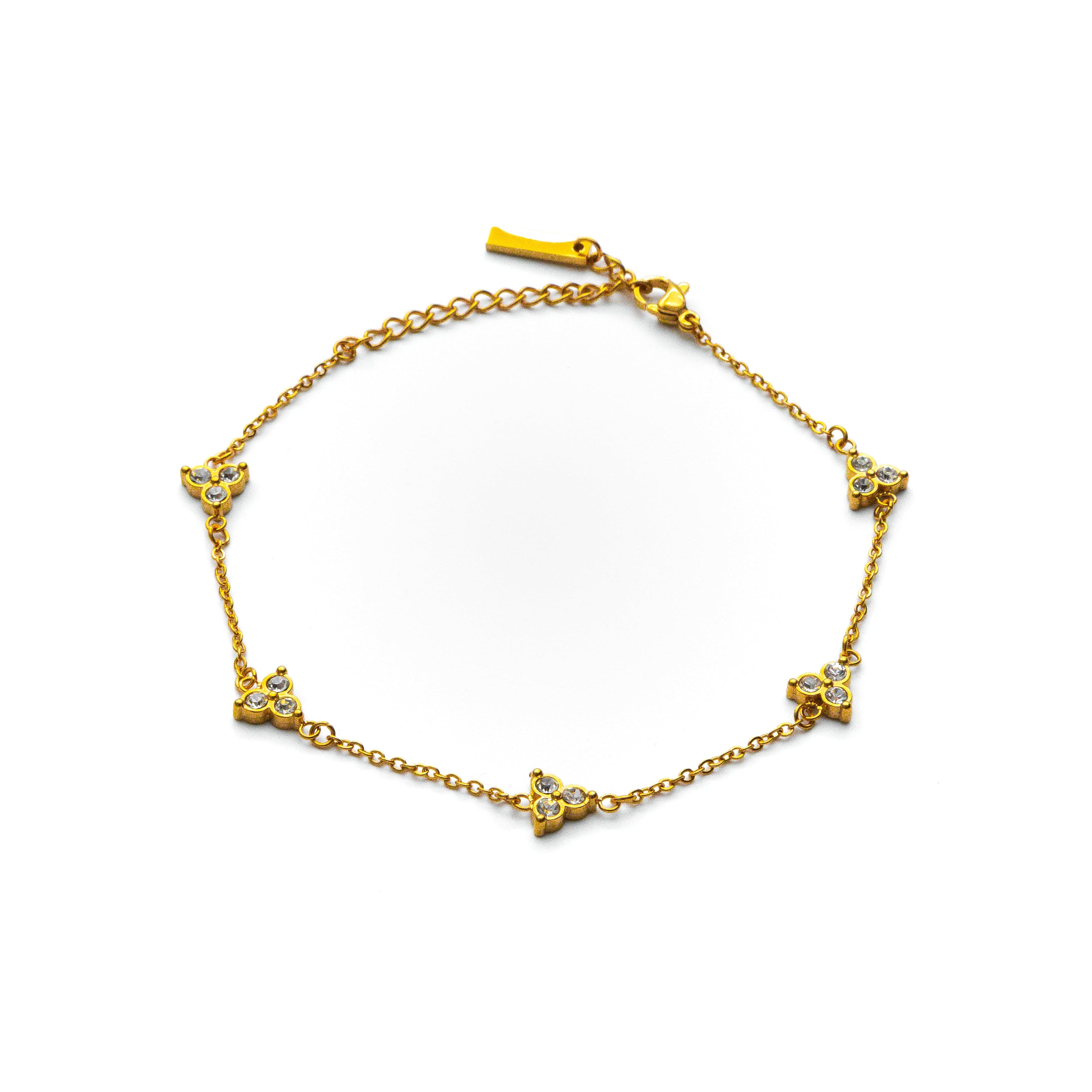 Pulseira Masculina Calista Branco (Ouro)