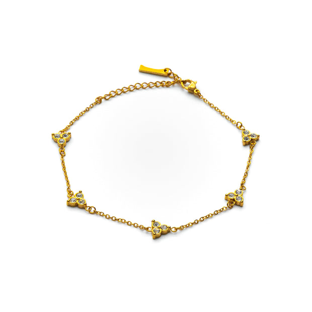 Pulseira Masculina Calista Branco (Ouro)