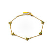 Pulseira Masculina Calista Verde (Dourado)