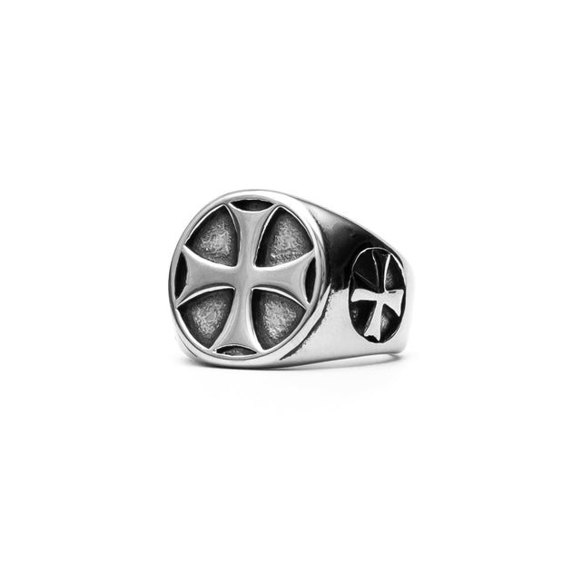 Anel Monarch's Cross - Poder e Convicção Soberana