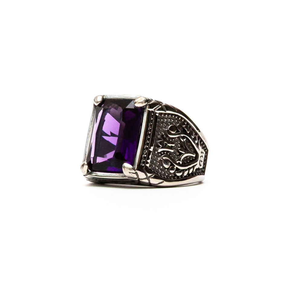 Anel Purple Dominus - O Véu da Soberania