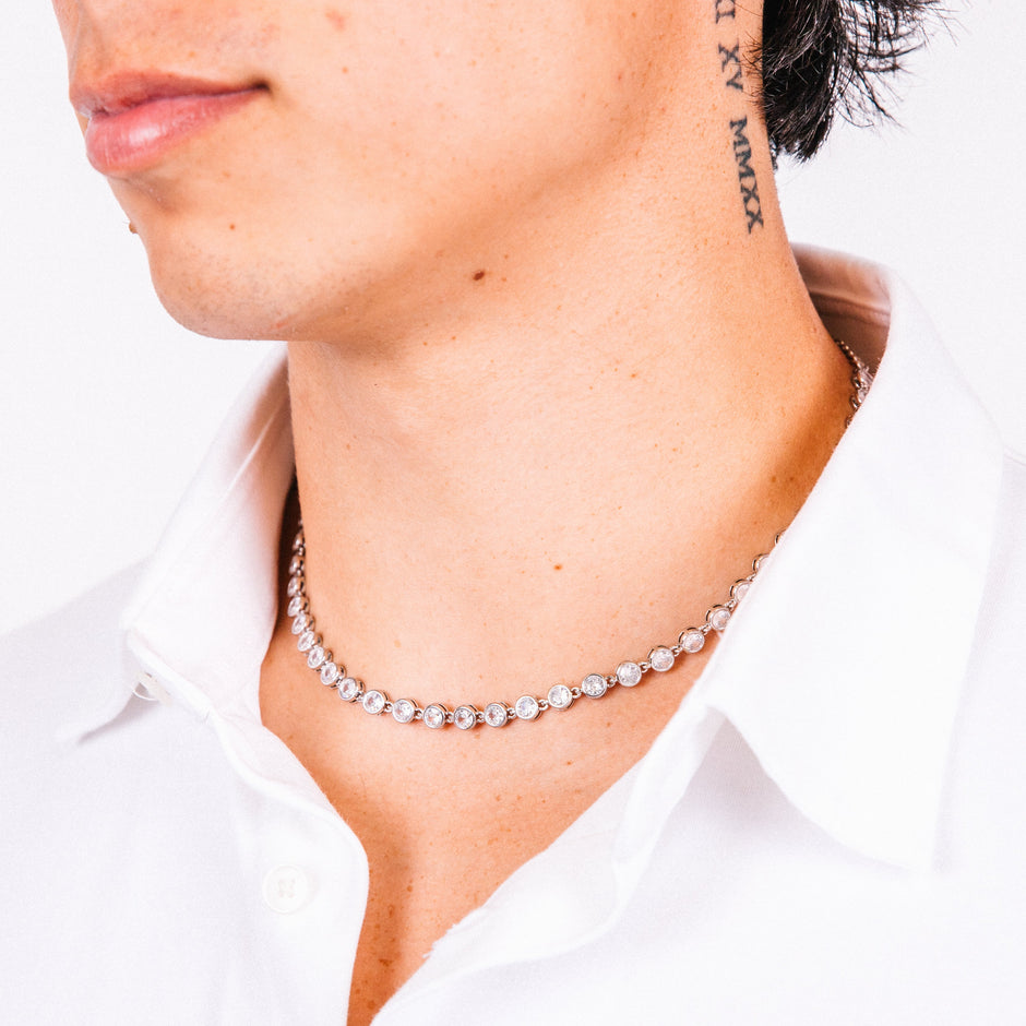 Corrente Masculina Glacé Cristallo