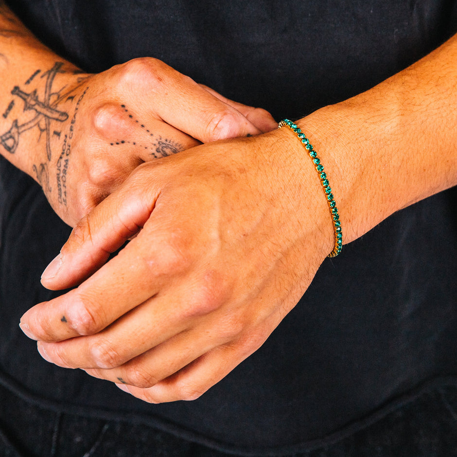 Pulseira Masculina Royce Esmeralda