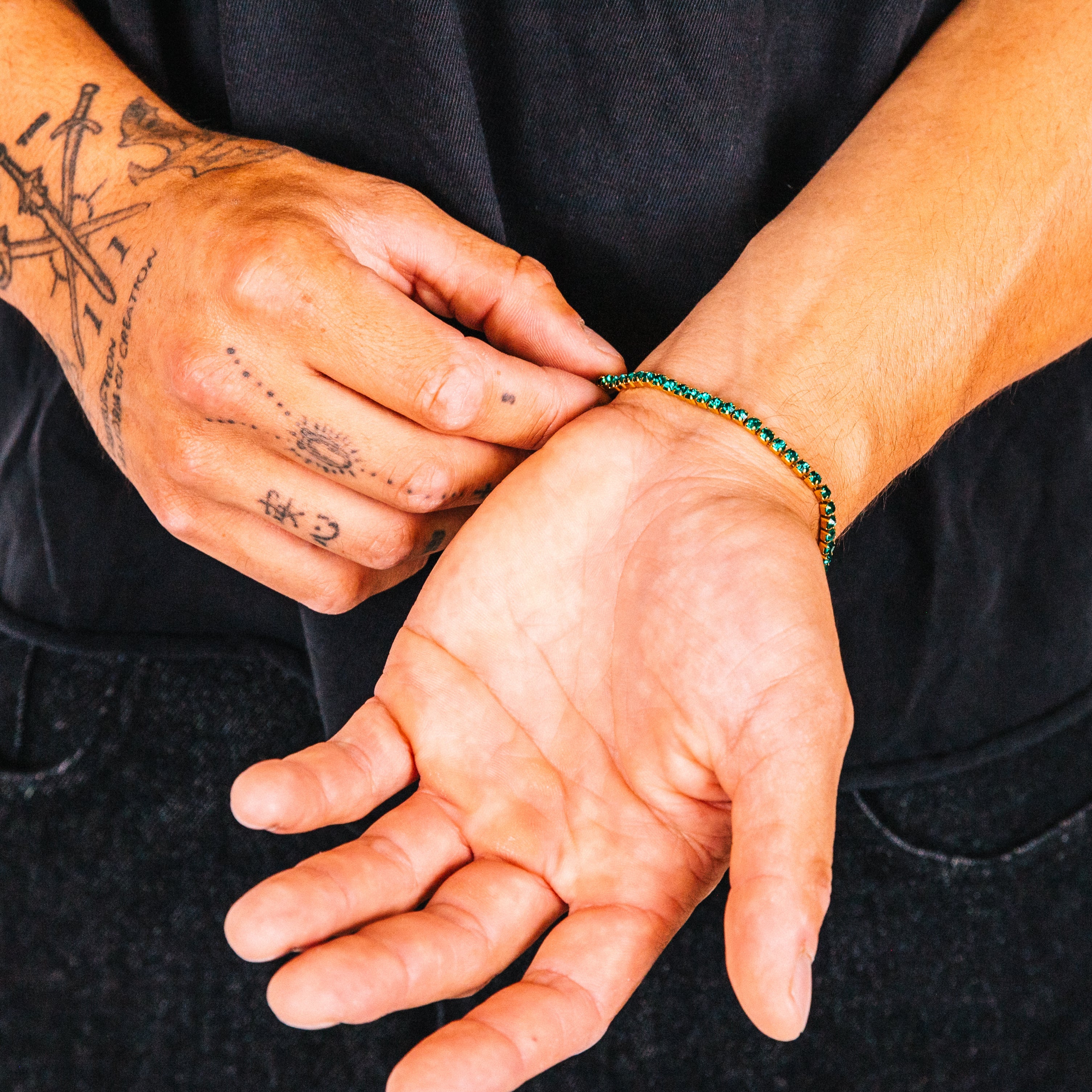 Pulseira Masculina Royce Esmeralda