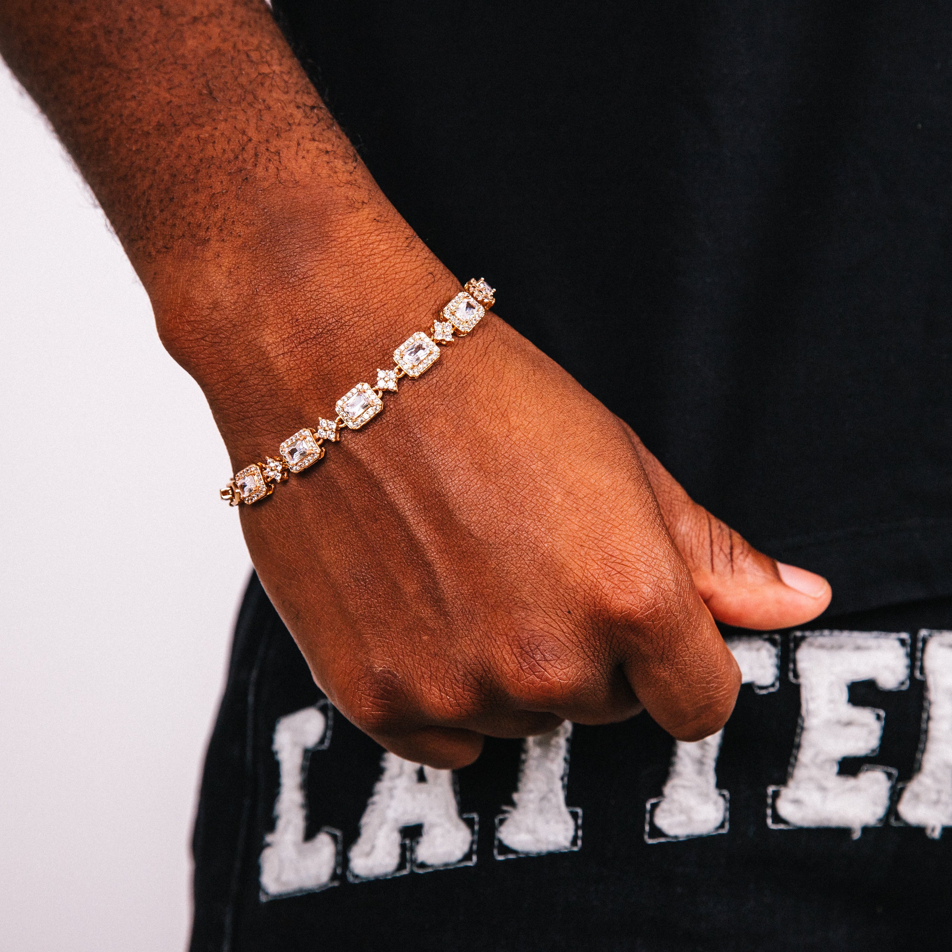 Pulseira Masculina Crowncut (Ouro)