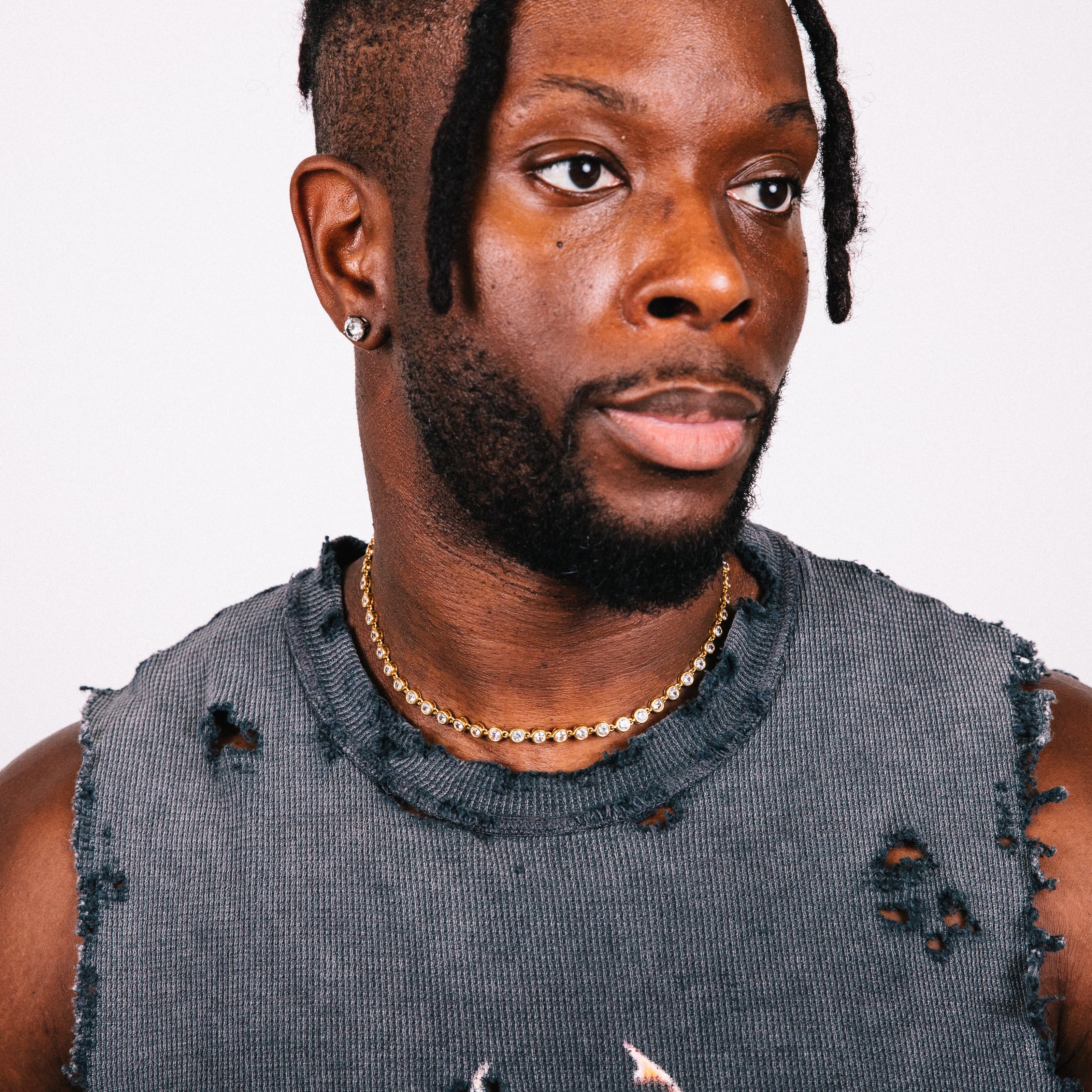 Corrente Masculina Glacé Cristallo (Ouro)