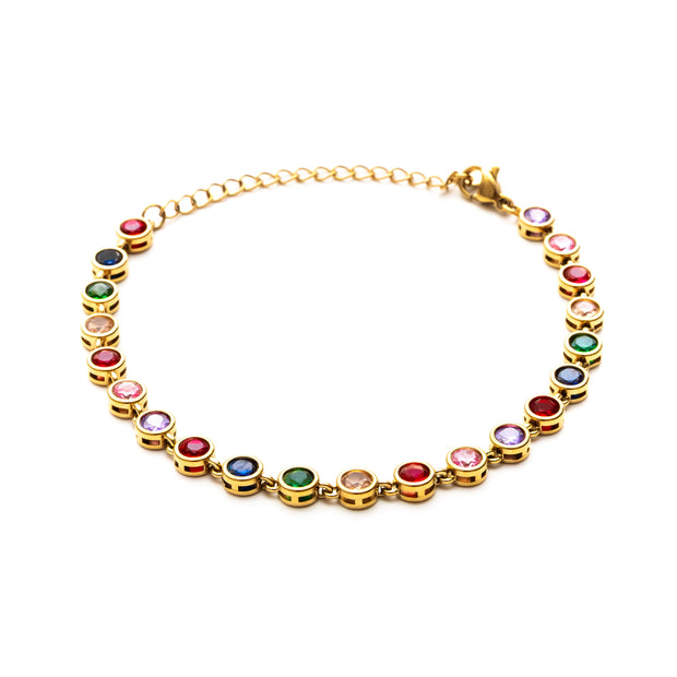 Pulseira Masculina Cristallo (Ouro)