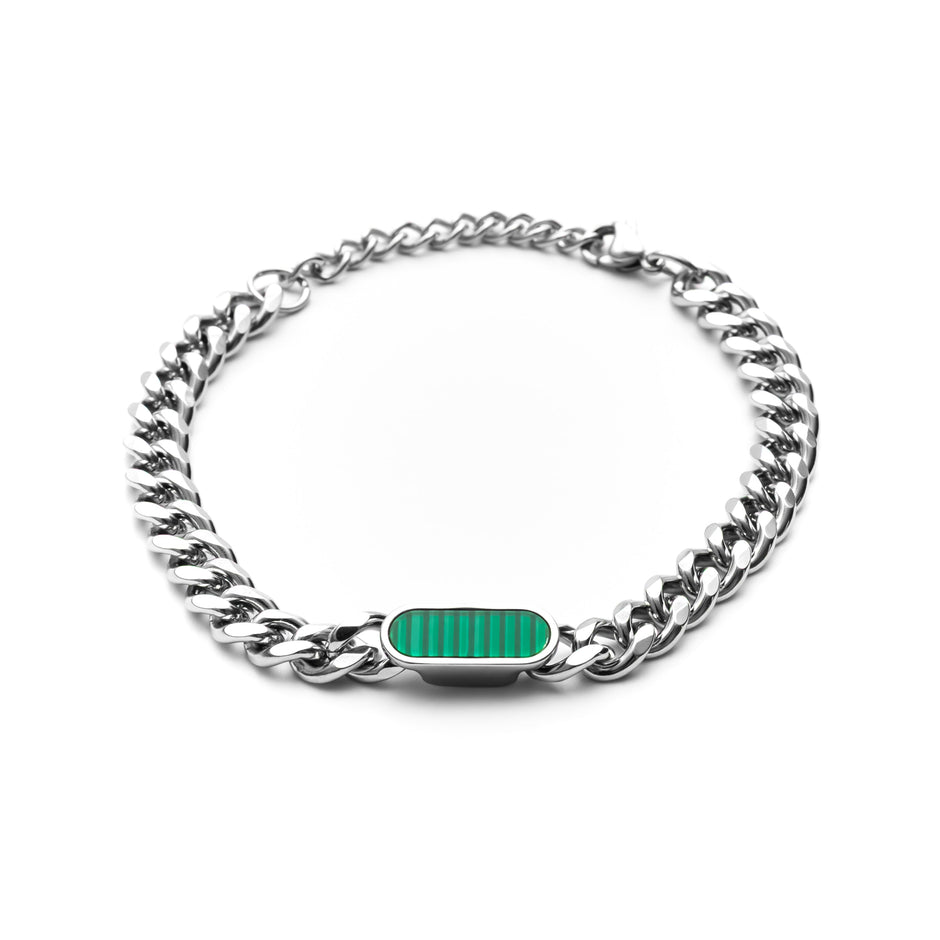 Pulseira Masculina Civitas Esmeralda