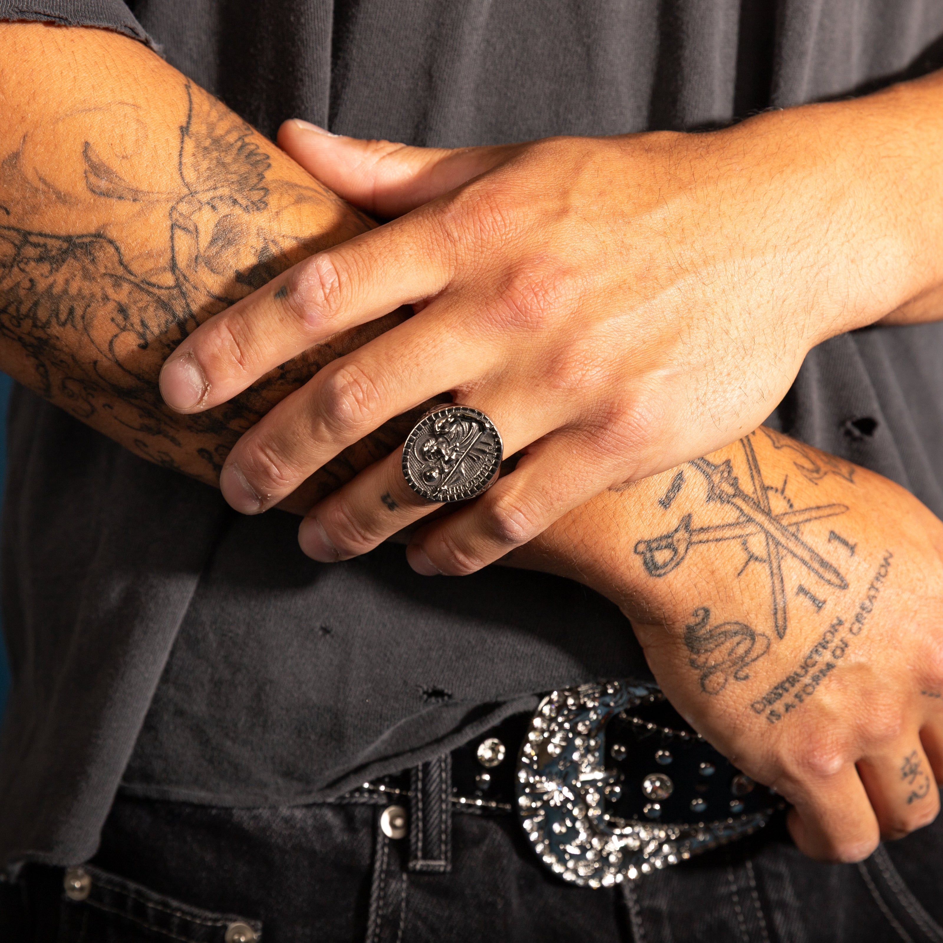 Anel Saint Christopher - Guia e Proteção