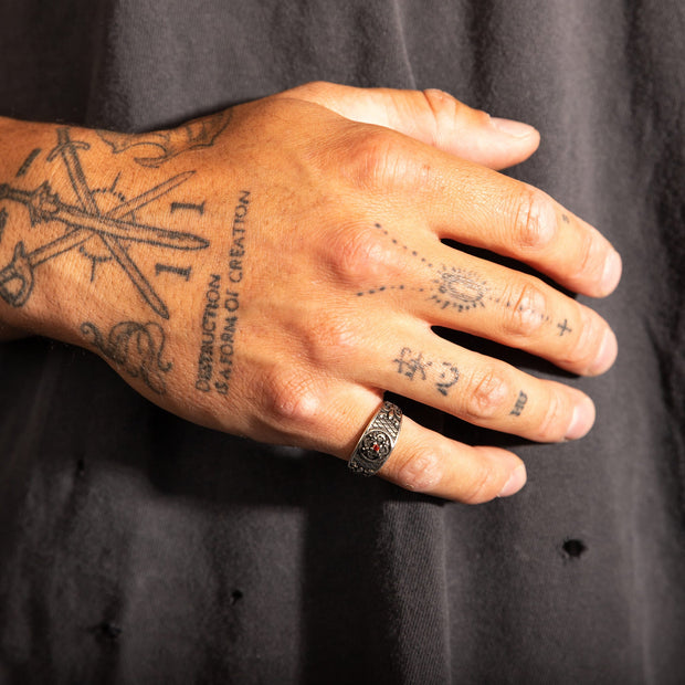 Anel Blood Rosary - Oração e Devoção