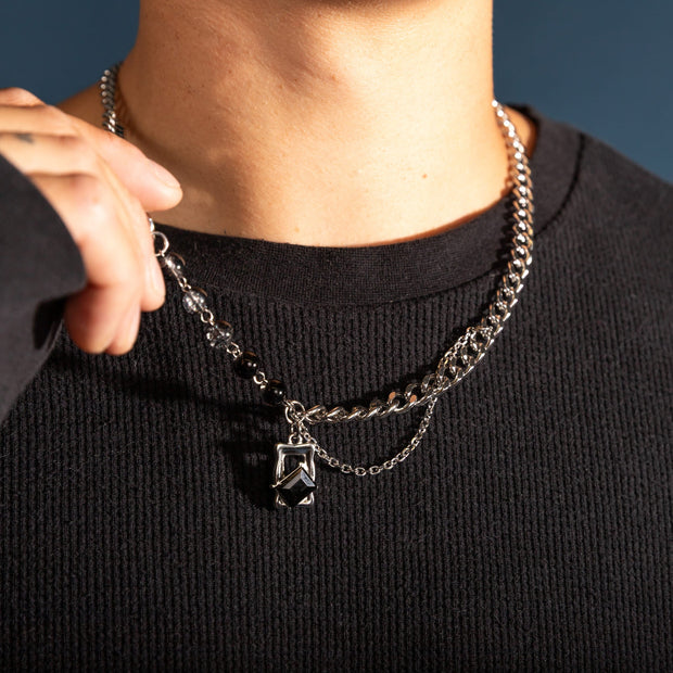 Colar Black Obscura -  Estrutura do Caos