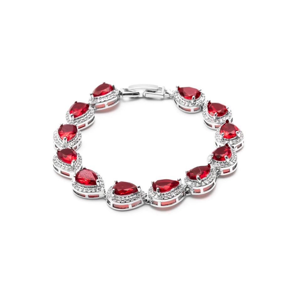 Pulseira Masculina Lacrima Vermelho