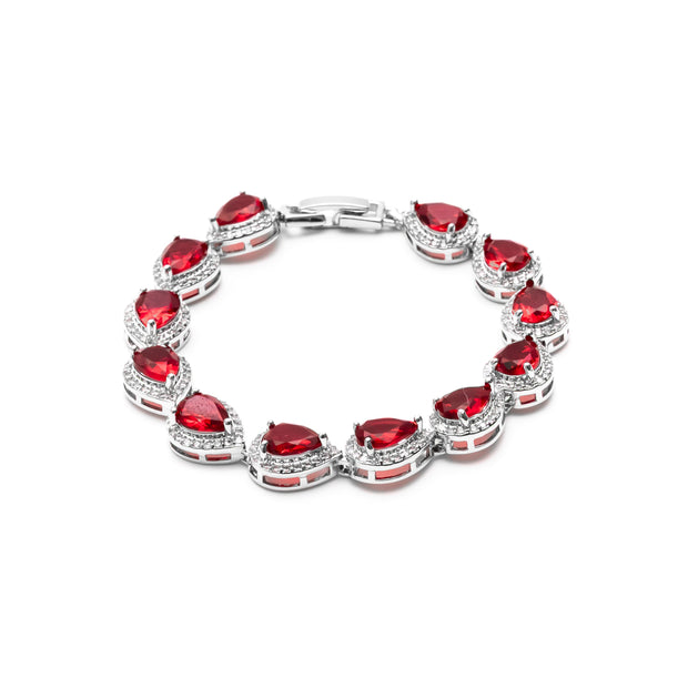 Pulseira Masculina Lacrima Vermelho