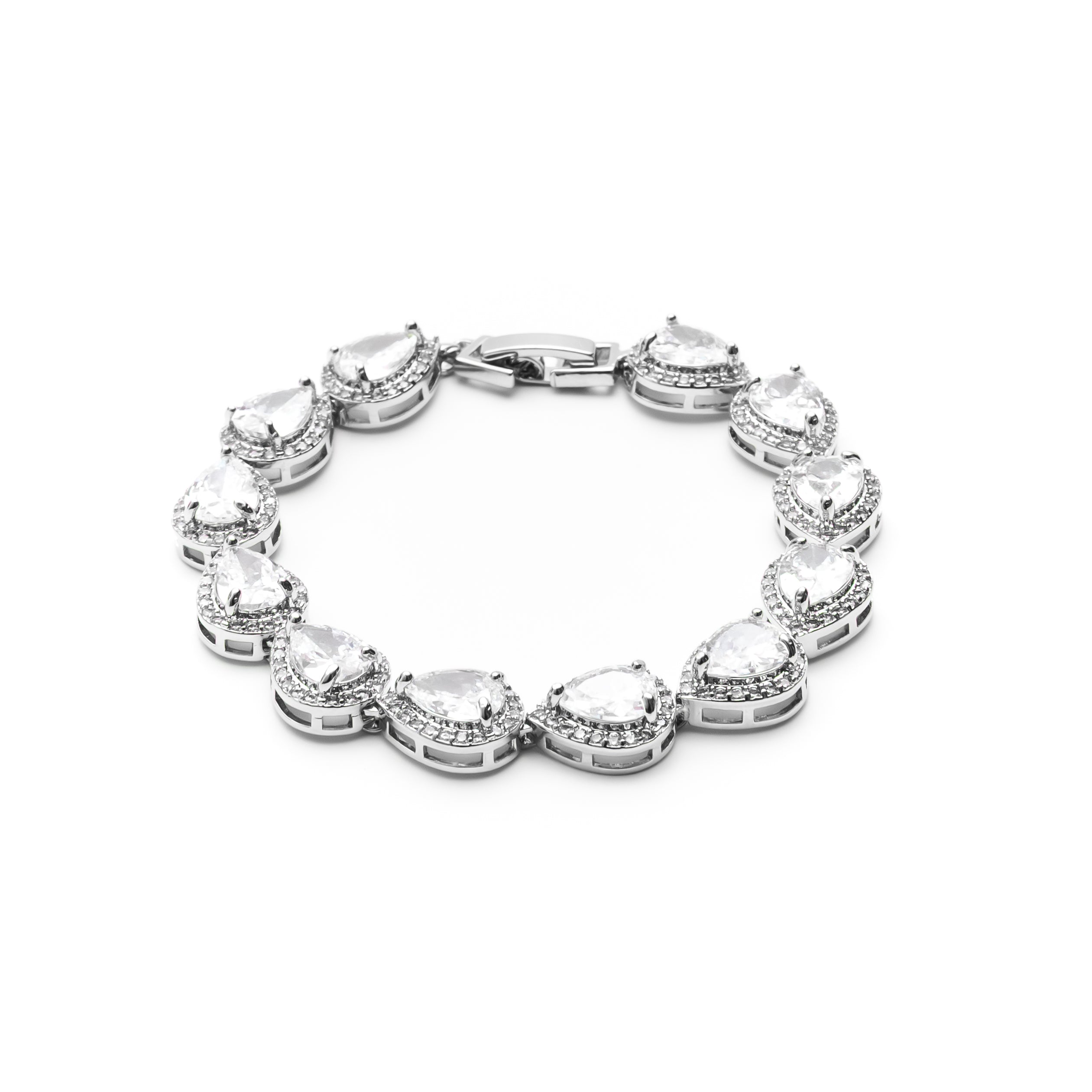 Pulseira Masculina Lacrima Branca