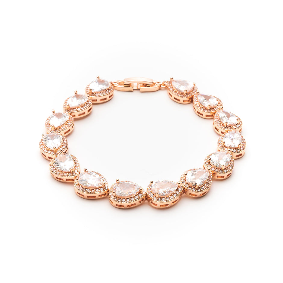 Pulseira Masculina Lacrima (Ouro Rosa)