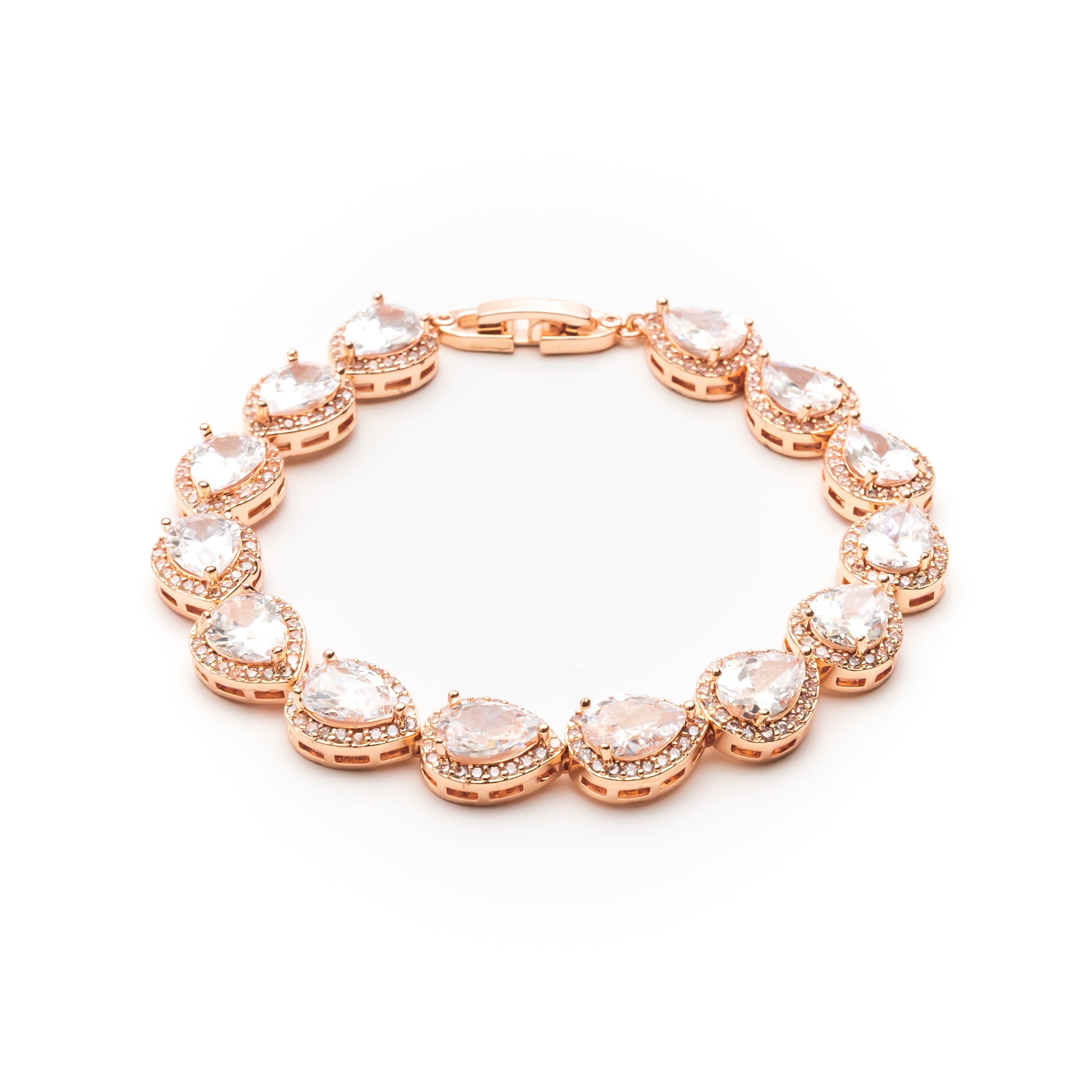 Pulseira Masculina Lacrima (Ouro Rosa)