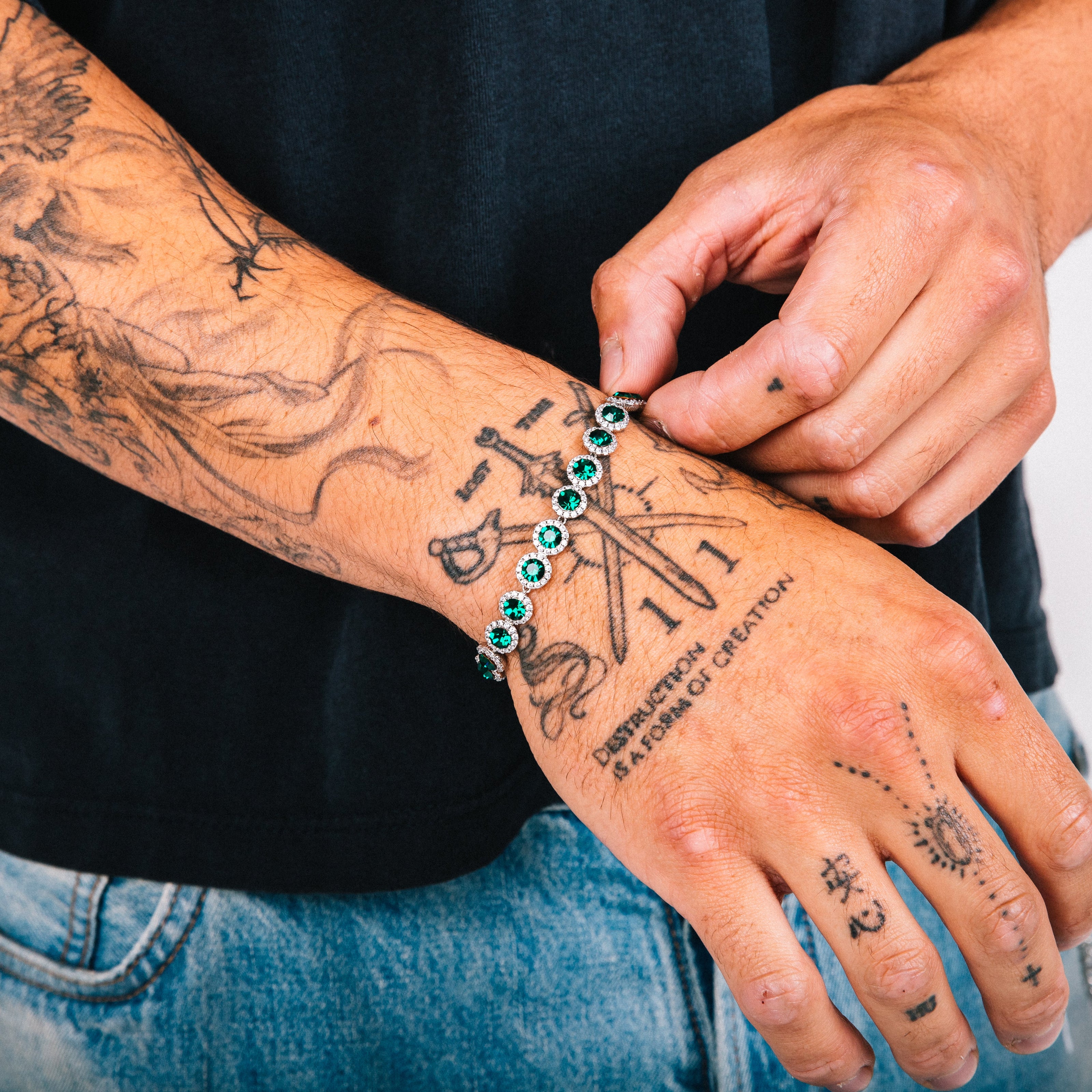 Pulseira Masculina Gioiello (Verde)