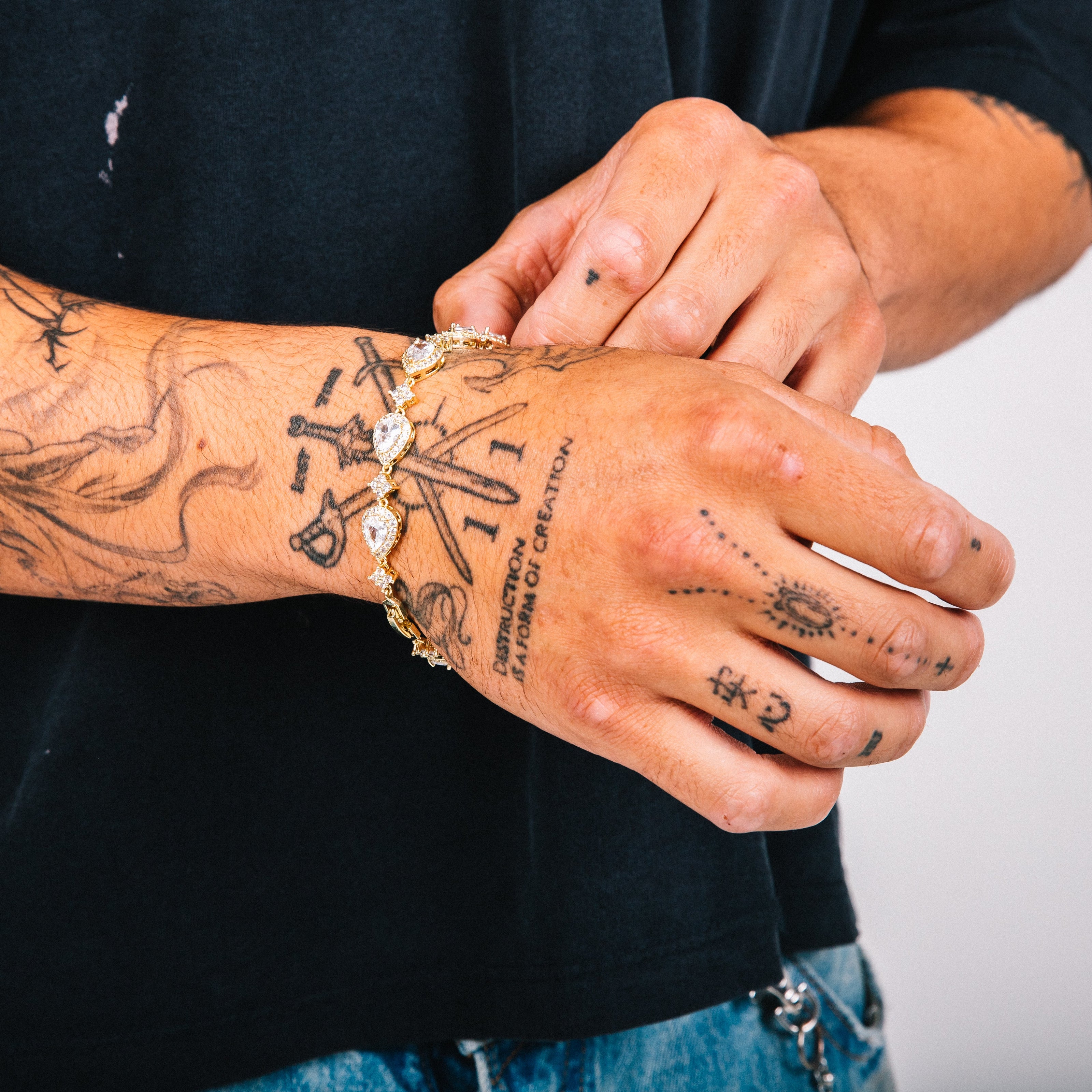 Pulseira Masculina Zaffiro (Ouro)