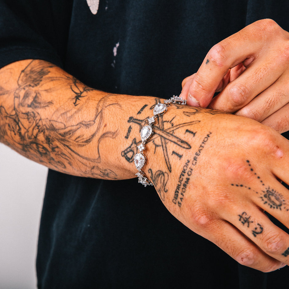 Pulseira Masculina Zaffiro (Branco)