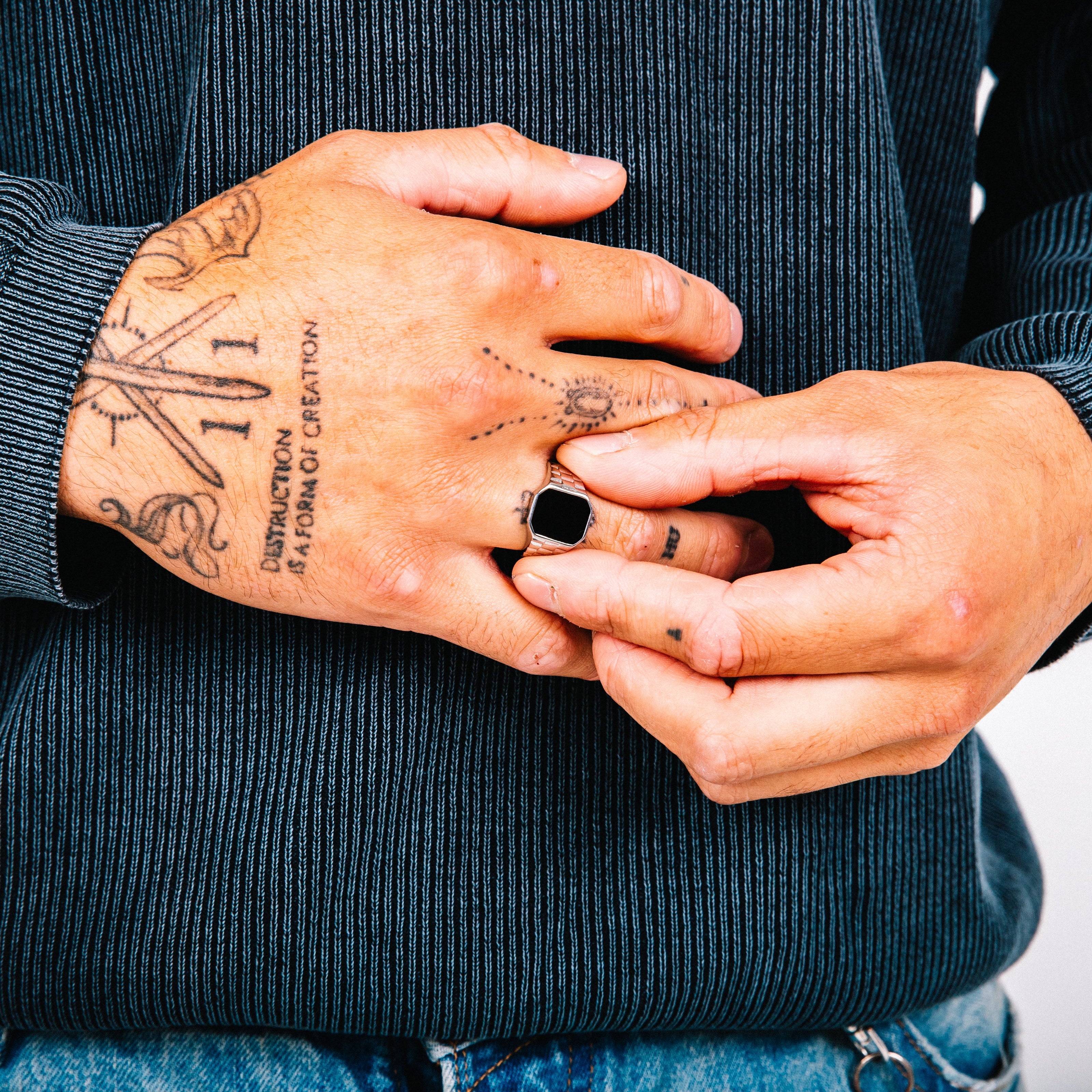 Anel Masculino Monarca (Preto)