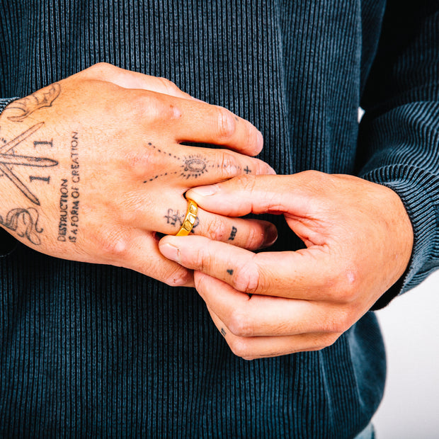 Anel Masculino Morph (Dourado)