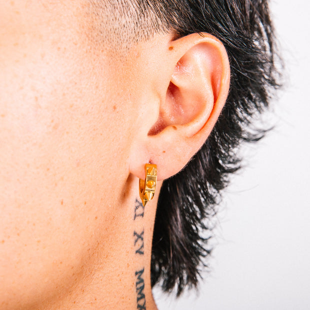 Brinco Masculino Thrash (Dourado)