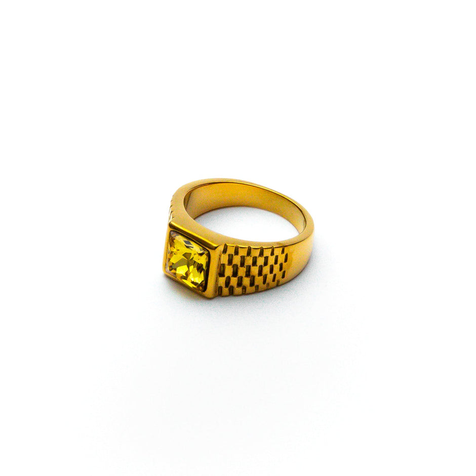 Anel Masculino Relix Amarelo (Ouro)