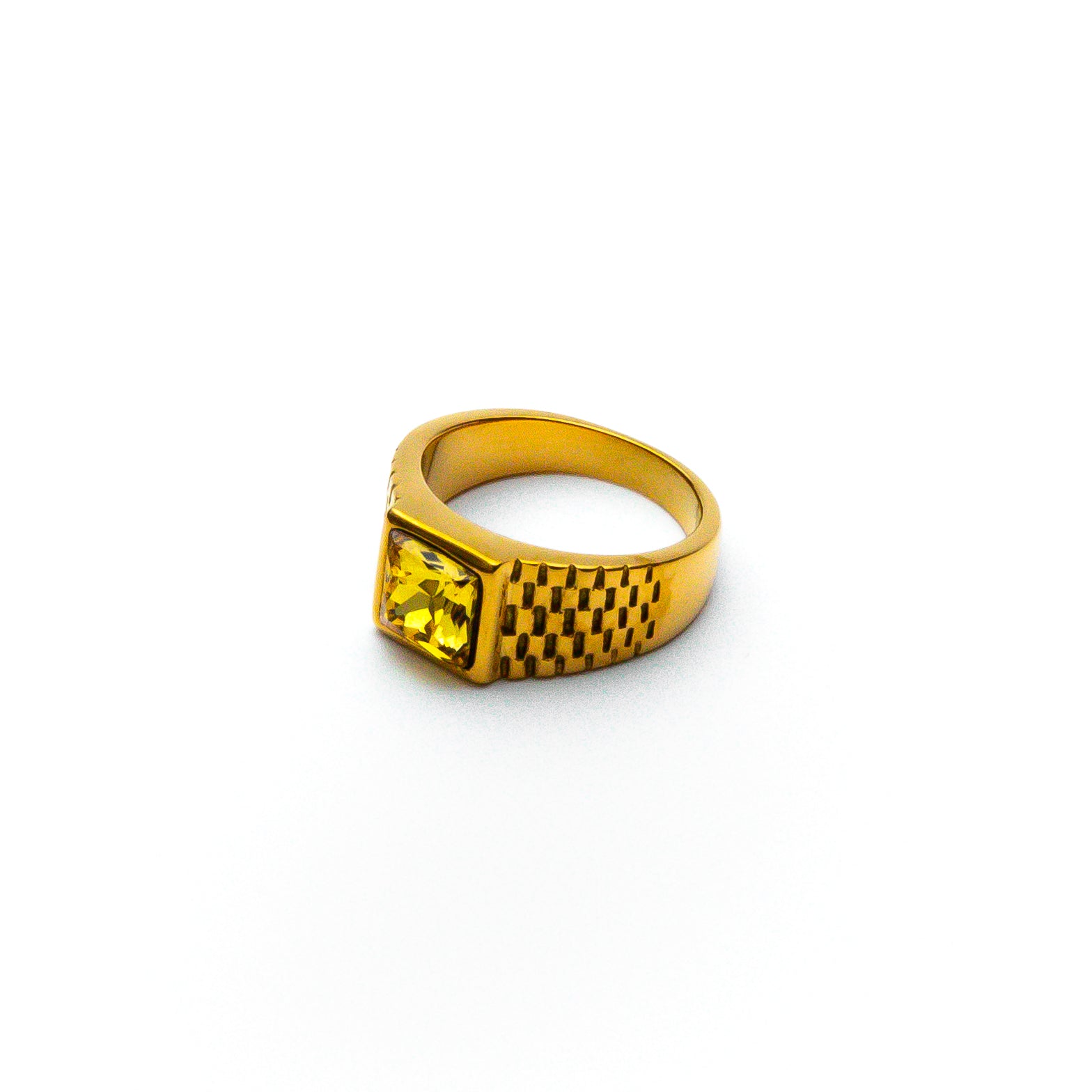 Anel Masculino Relix Amarelo (Ouro)