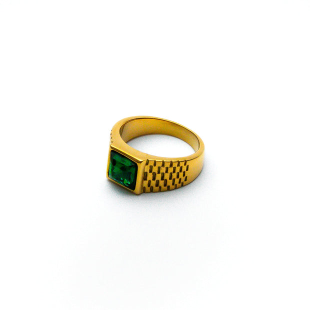 Anel Masculino Relix Verde (Ouro)