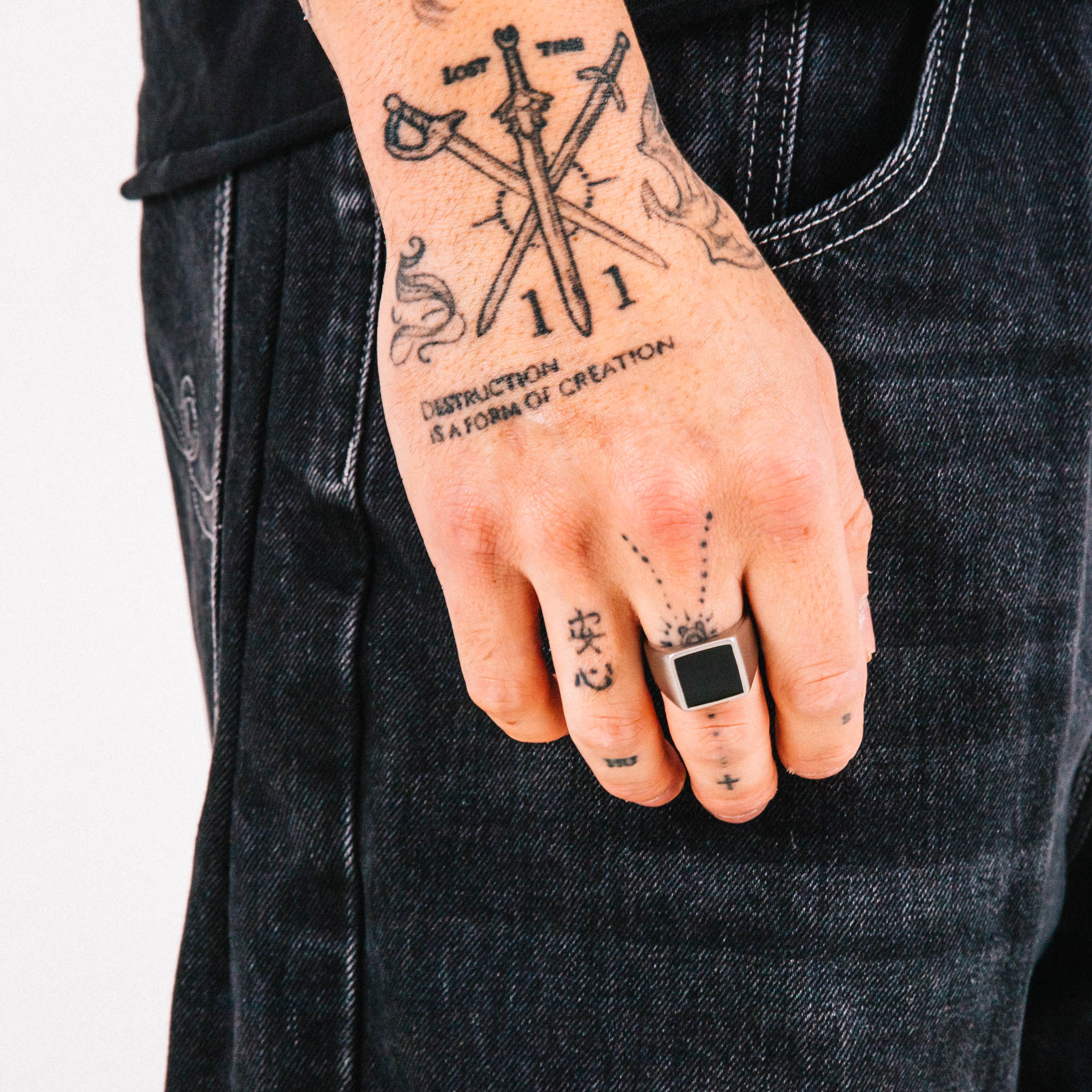 Anel Masculino Guarda Black