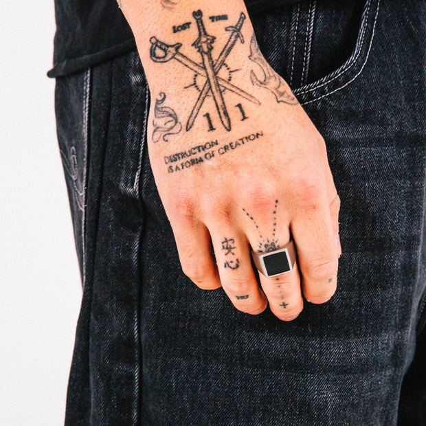 Anel Masculino Guarda Black