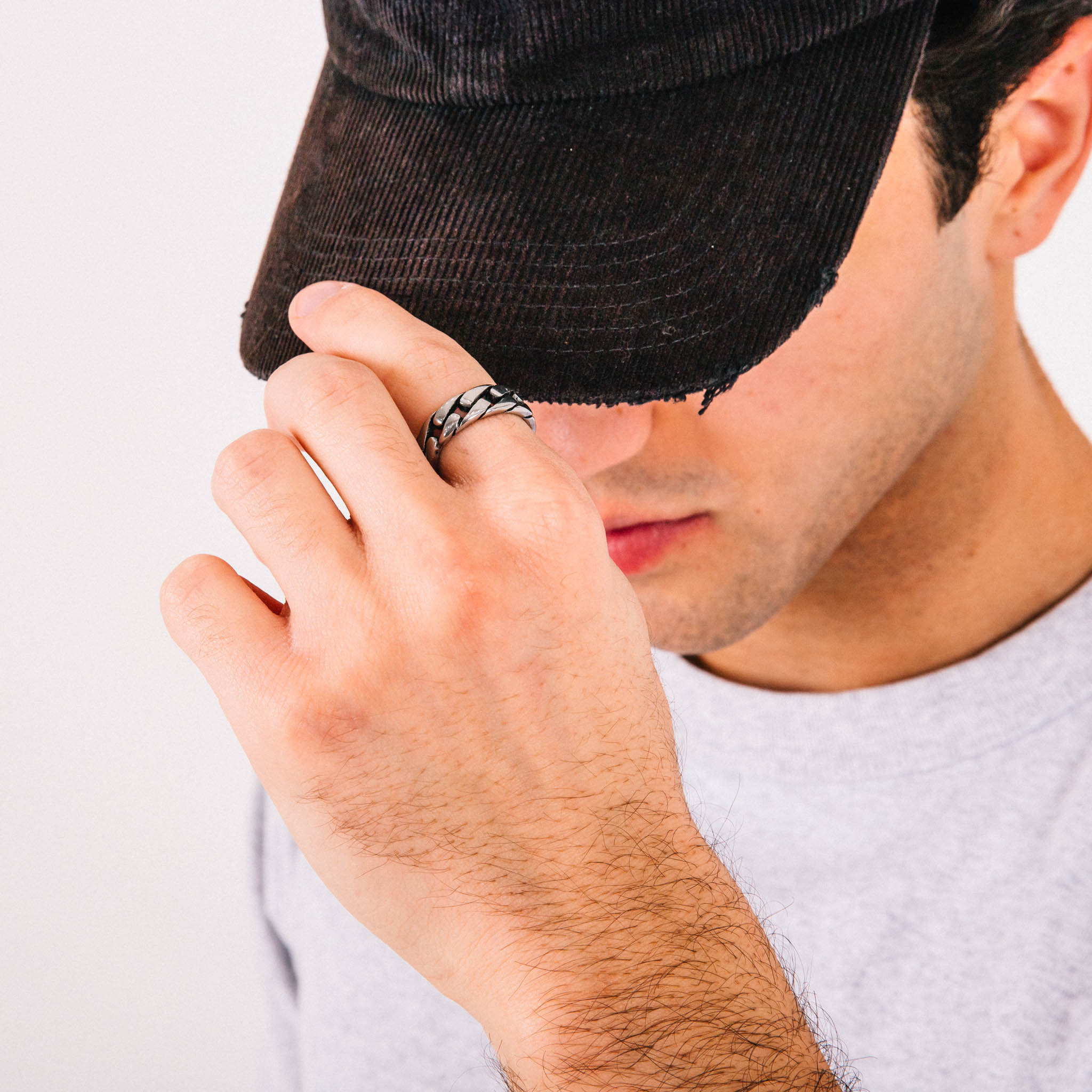 Anel Masculino Relo Chain