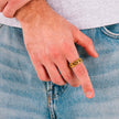 Anel Masculino Relo (Ouro)