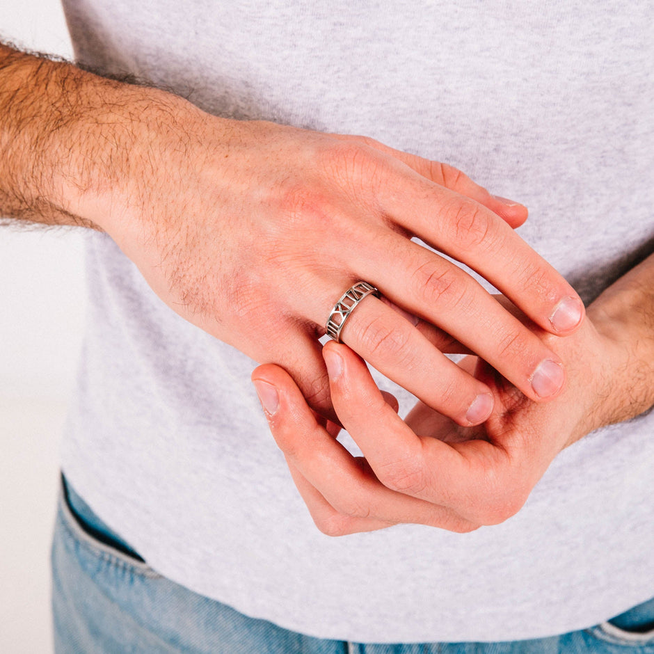 Anel Masculino Crono Roman