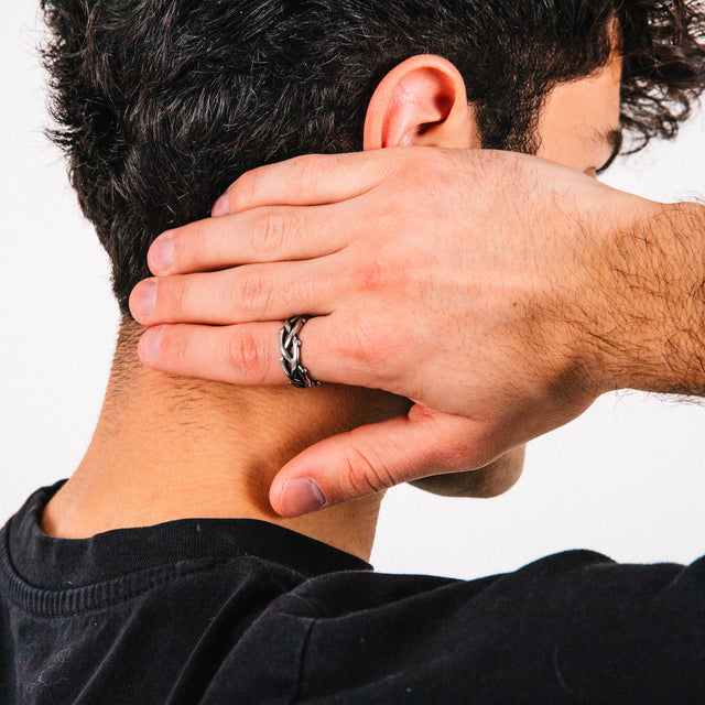 Anel Masculino Solice Trançado