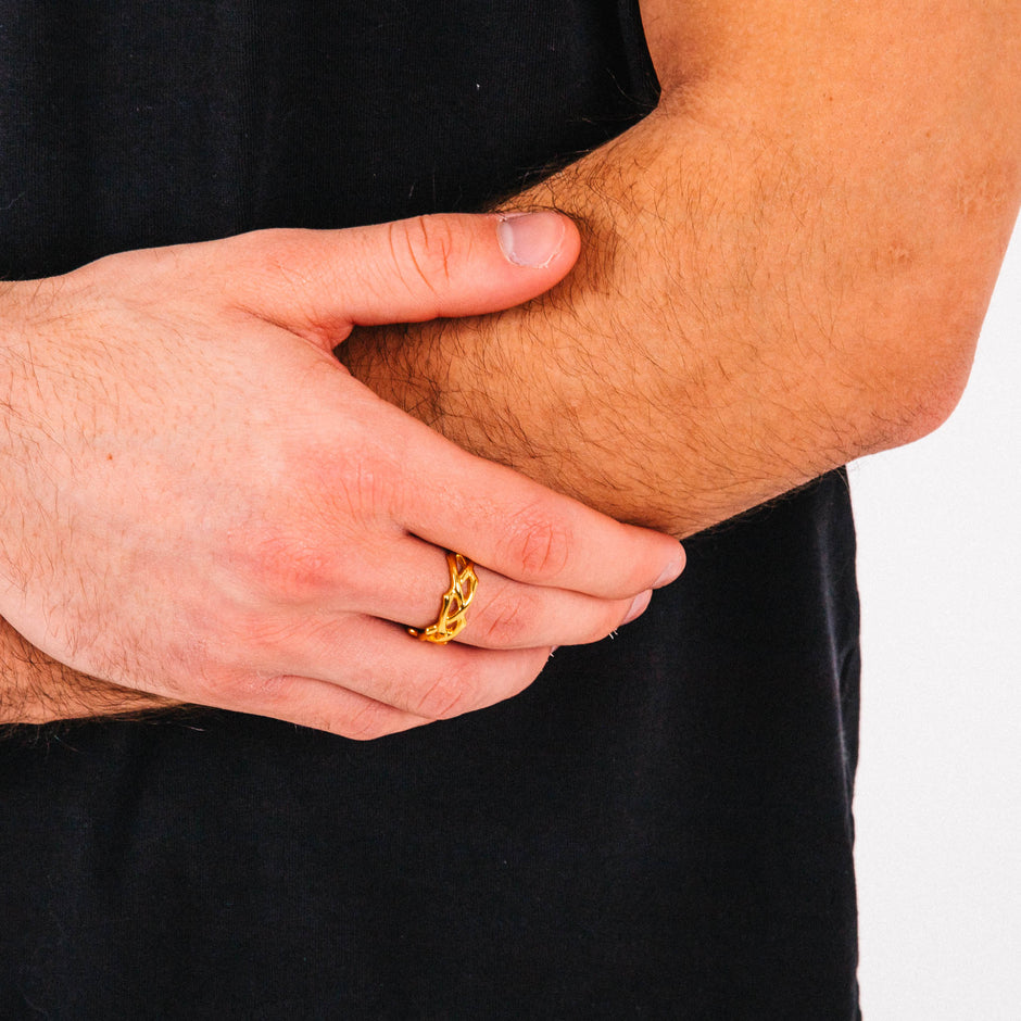 Anel Masculino Solice (Ouro)