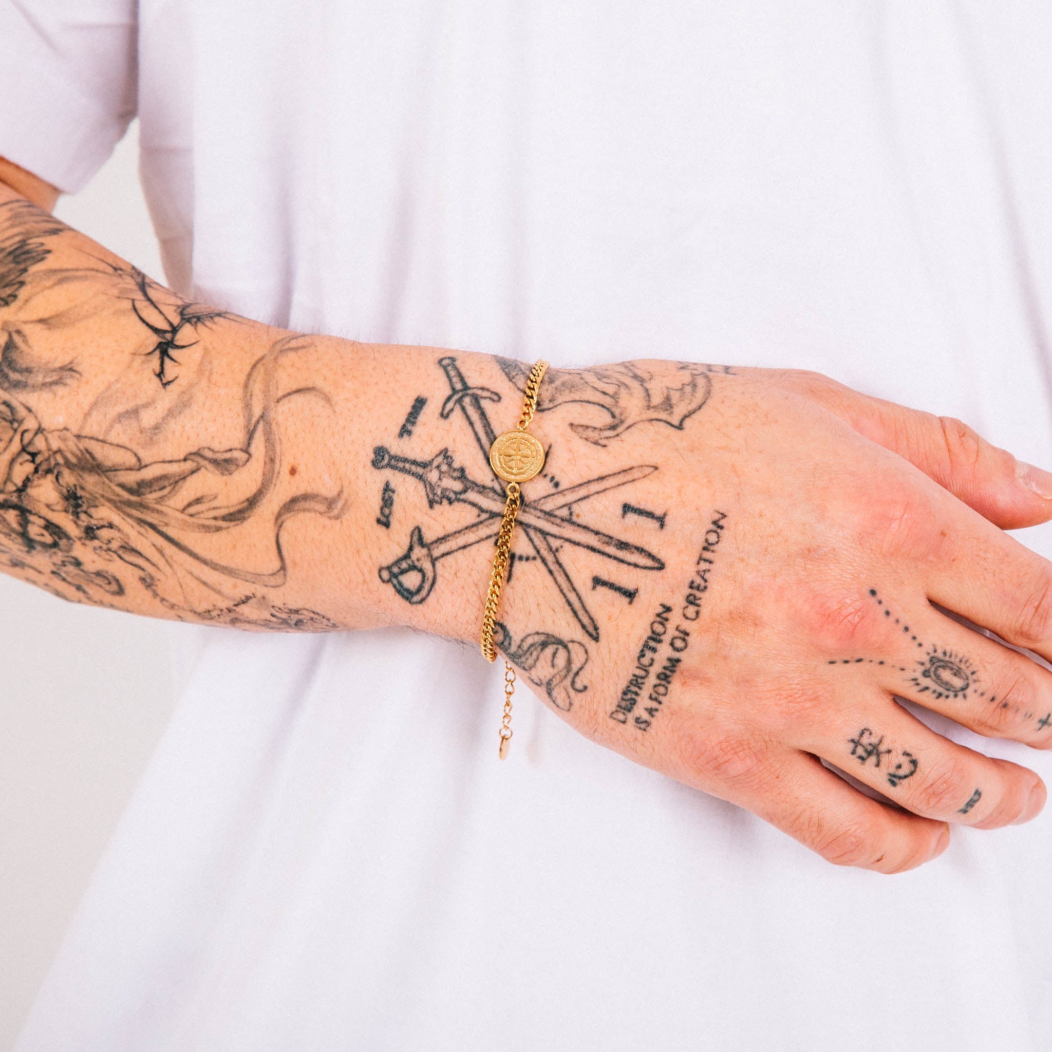 Pulseira Masculina Navegador (Ouro)