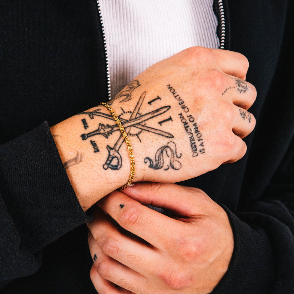 Pulseira Masculina Zyro (Ouro)