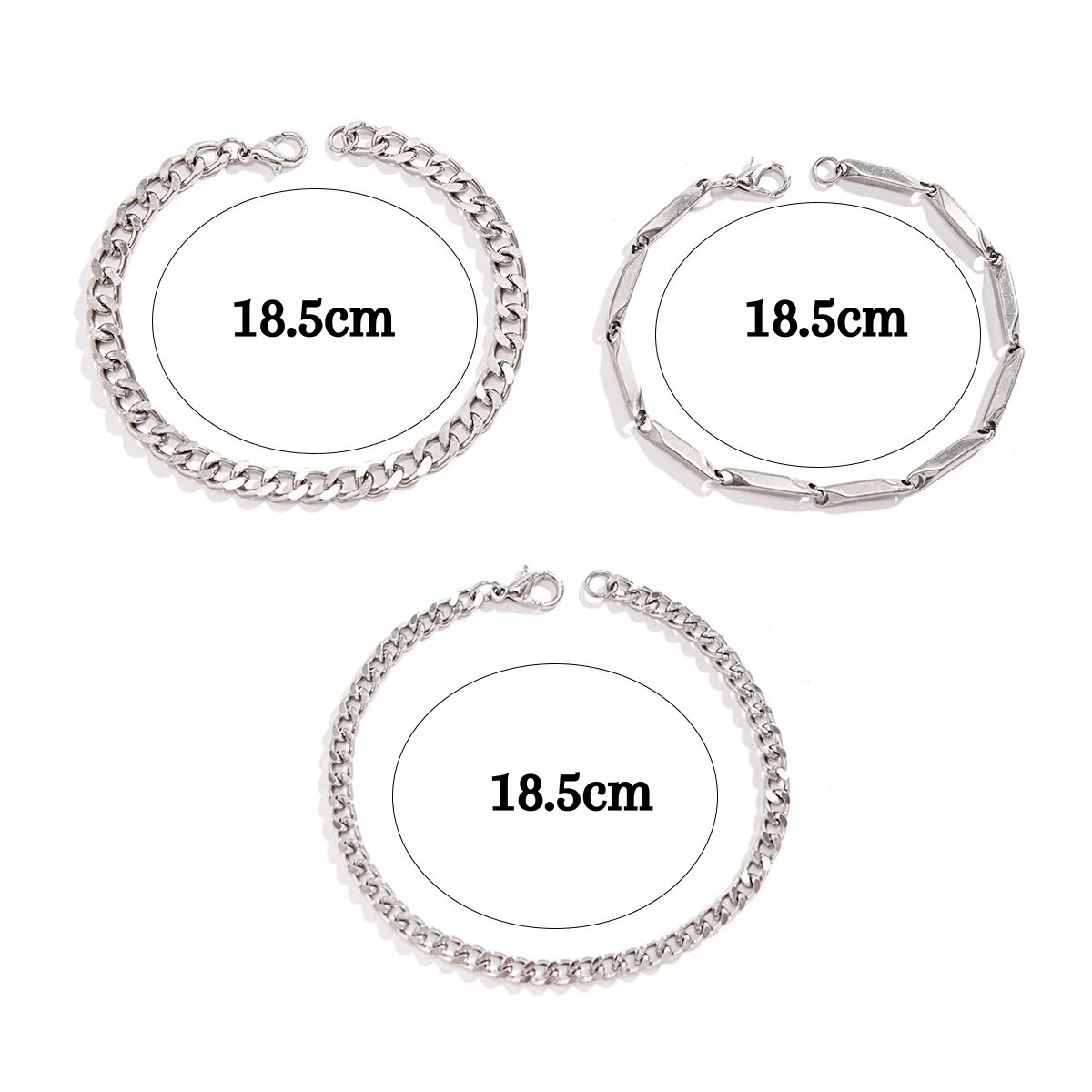 Kit Pulseiras Essencial 3 Peças