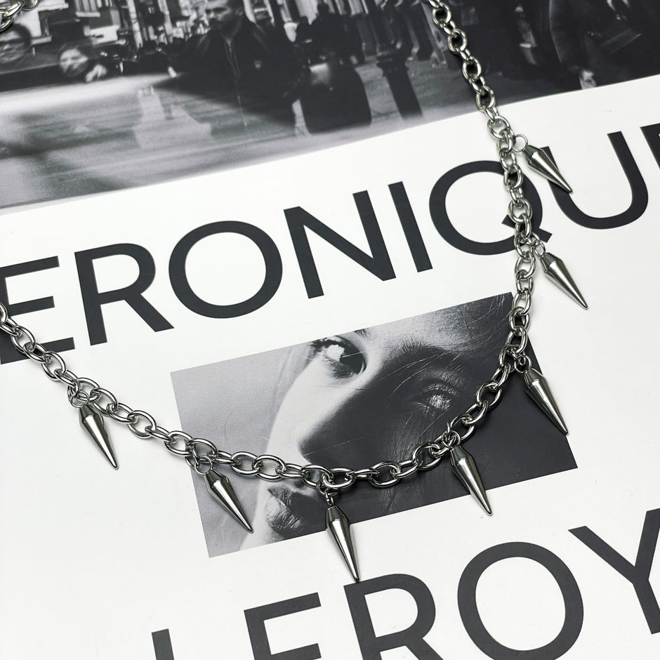 Kit Colar Masculino Spike Pearls 2 Peças