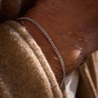 Pulseira Minimalista Corrente cubana - 1.8 mm