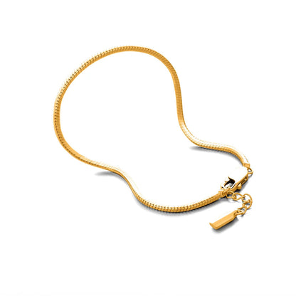 Pulseira Minimalista Corrente Octogonal - 1.4 mm