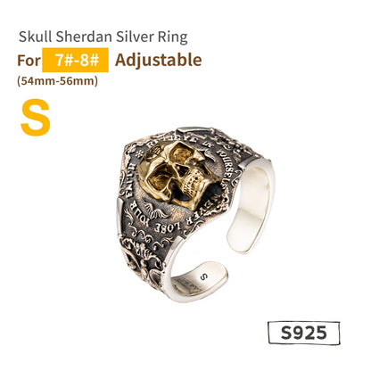 Anel Masculino Crânio Soul – Prata 925