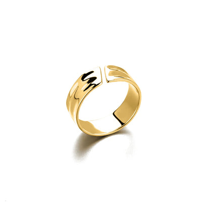 Anel Masculino Minimalista Edge