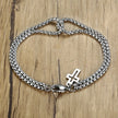 Pulseira Masculina Dupla com Pingente