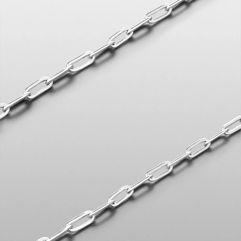 Colar Minimalista Corrente Clip - 2 mm