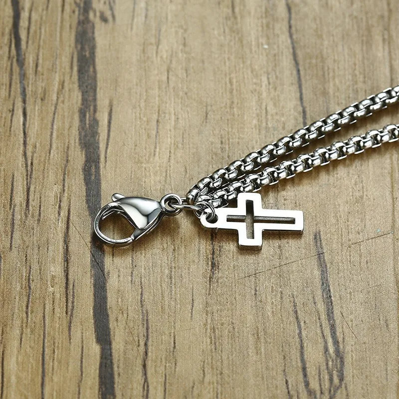 Pulseira Masculina Dupla com Pingente
