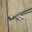 Pulseira Masculina Dupla com Pingente
