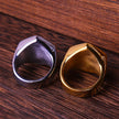 Anel Masculino Caveira Maçônica Hexagonal